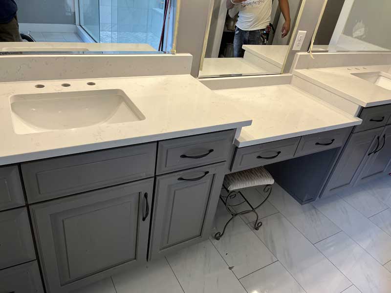 Bathroom Vanity Installation